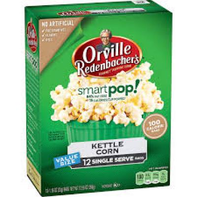 Orville Redenbacher's Pop Up Bowl Butter Smart Pop! Gourmet Popping Corn (94% Fat Free), 3 ct