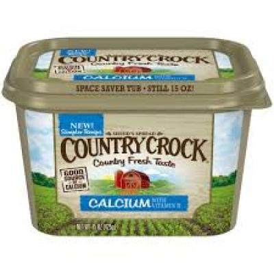 Country Crock Calcium Vegetable Oil Spread Tub, 15 oz