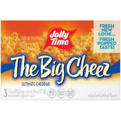 Jolly Time The Big Cheez Popcorn, 3 ct