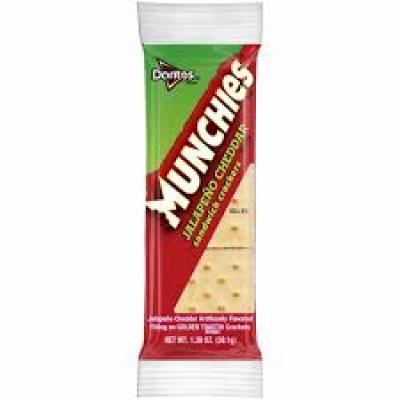 Munchies Sandwich Crackers, Jalapeno Cheddar, 1.32 oz