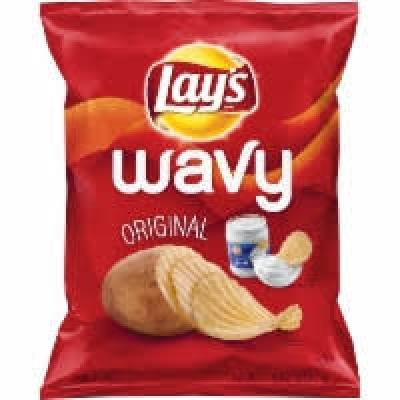 Lay's Wavy Regular Potato Chips, 7.75 oz