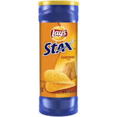 Lay's® Stax® Brand Cheddar Flavored Potato Crisps, 5.5 oz