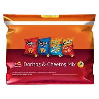 Frito Lay Doritos & Cheetos Mix Orange Variety Pack, 20 ct