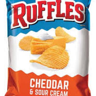 Ruffles Cheddar and Sour Cream Chips, 8.5 oz