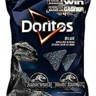 Jurassic World Limited Edition Blue Wild Meat Flavor Doritos, 7.63 oz