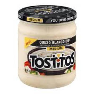 Tostitos Queso Blanco Medium Dip, 15 oz