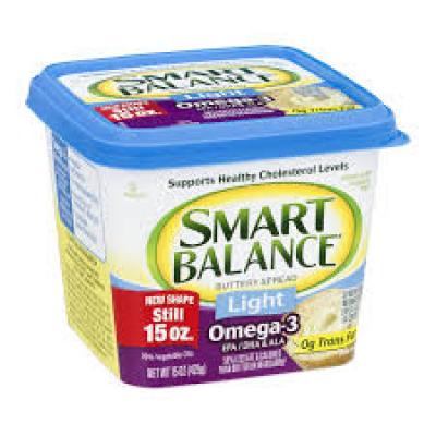 Smart Balance Light Omega 3 Buttery Spread, 15 oz