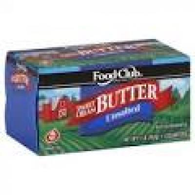 Food Club Sweet Cream Unsalted Butter, 16 oz