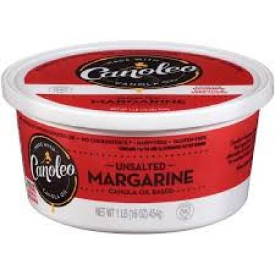 Canoleo® Unsalted Canola Oil Based Margarine, 16 oz