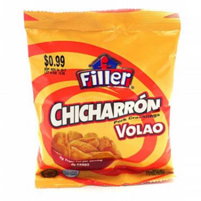 Filler Chicharrón Volao, BBQ, 1.5 oz