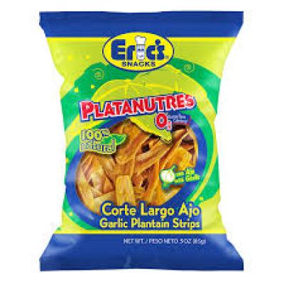 Eric’s Platanutres Corte Largo Ajo, 3 oz