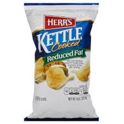 Herr's® Reduced Fat Kettle Cooked Potato Chips, 6 ct