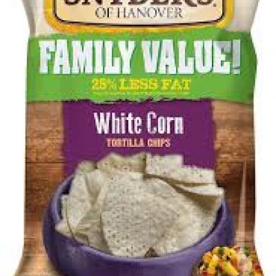 Snyder's of Hanover, White Corn Tortilla Chips, 15 oz