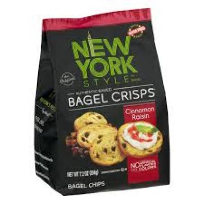 New York Style Cinnamon Raisin Bagel Crisps, 7.2 oz