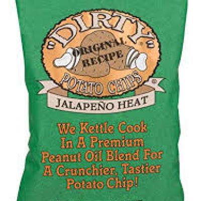 Dirty Potato Chips Jalapeño Heat, 5 oz