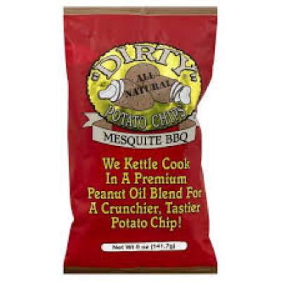 Dirty Potato Chips Mesquite BBQ, 5 oz