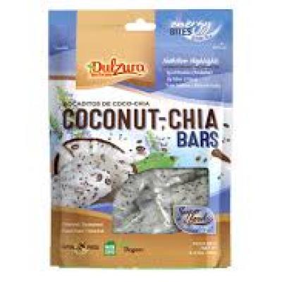 Dulzura Borincana Coconut Chia Bars, 4.4 oz