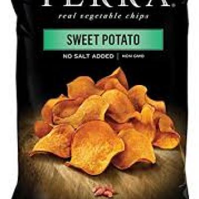 Terra Sweet Potato Chips, No Salt Added, 6 oz