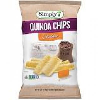 SIMPLY 7 Quinoa Cheddar Chips, 3.5 oz