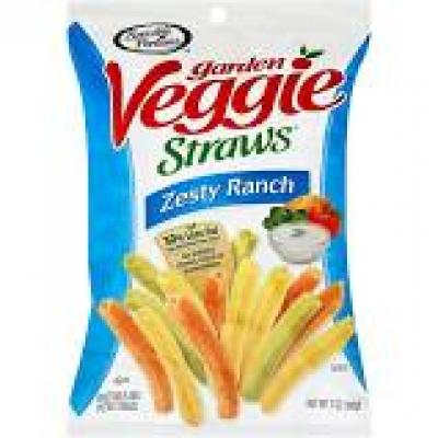 Sensible Portions Garden Veggie Straws, Zesty Ranch, 5 oz