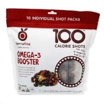 Terrafina Omega-3 Boosters, 100 calorie shots, 6.75 oz