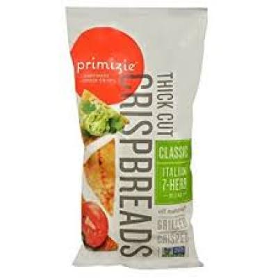 Primizie Classic Italian 7-Herb Blend Thick Cut Crispbreads, 6.5 oz