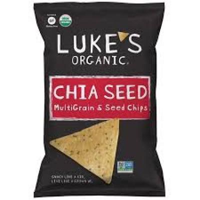 Luke's Organic Chia Seed Multigrain & Seed Chips,5 oz