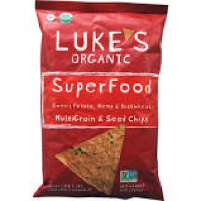 Luke's Organic Multigrain & Seed Chips Superfood, 5 oz 