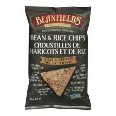 Beanfields Salt & Pepper Bean & Rice Chips, 6 oz