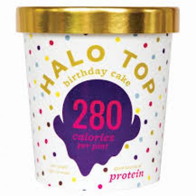 Halo Top Birthday Cake Light Ice Cream, 1 pt