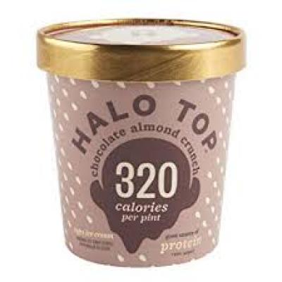 Halo Top Chocolate Almond Crunch Ice Cream, 1 pt