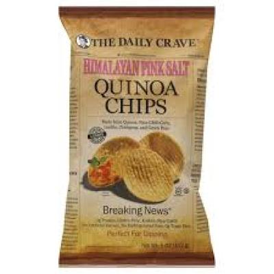 The Daily Crave Quinoa Chips (Himalayan Pink Salt), 5 oz