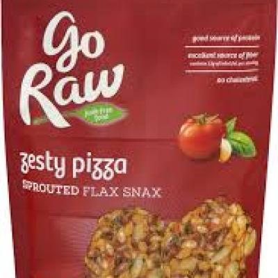 Go Raw Organic Pizza Flax Snax Crackers, 3 oz