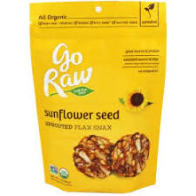 Go Raw Organic Flax Snax Sunflower, 3 oz