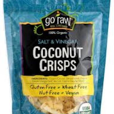 Go Raw Salt & Vinegar Coconut Crisps, 2 oz