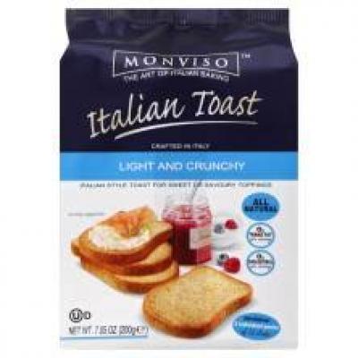 Monviso Italian Toast, Light and Crunchy, 7.05 oz