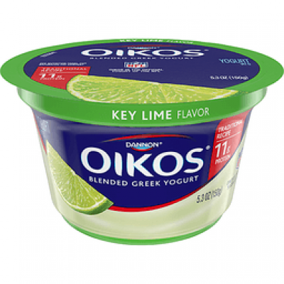 Oikos Greek Yogurt 1.5% Fat Key Lime Blended, 5.3 oz