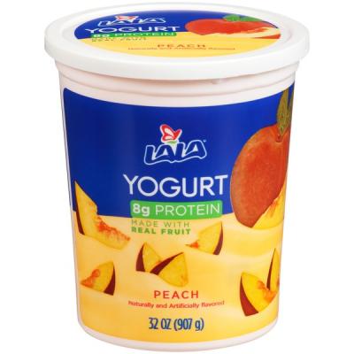 Lala Spoonable Peach Yogurt, 32 oz