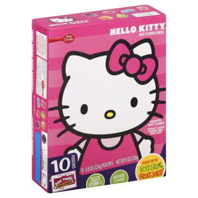 Betty Crocker Hello Kitty Fruit Flavored Snacks 0.8 oz 10 count