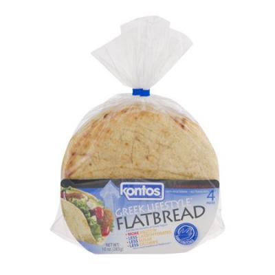 Kontos Greek Lifestyle Flatbread, 4 pieces