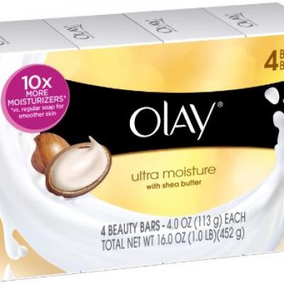 Olay Ultra Moisture Beauty Bar Soap with Shea Butter - 3 oz - 4 ct