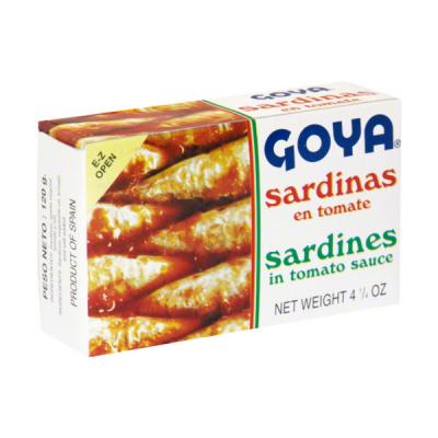 Goya Sardinas en Salsa de Tomate / Sardines in Tomato Sauce 4.25 oz