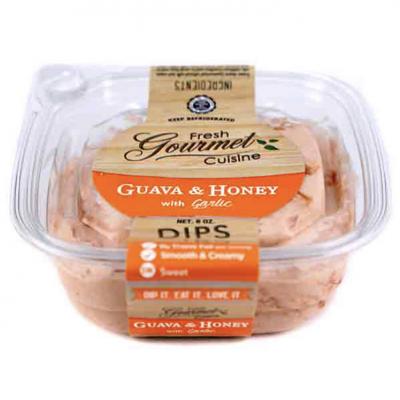 Fresh Gourmet Guava Honey and Garlic Dip, 8 oz