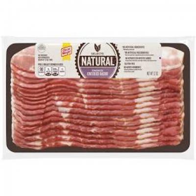 Oscar Mayer Selects Smoked Uncured Bacon, 12 oz