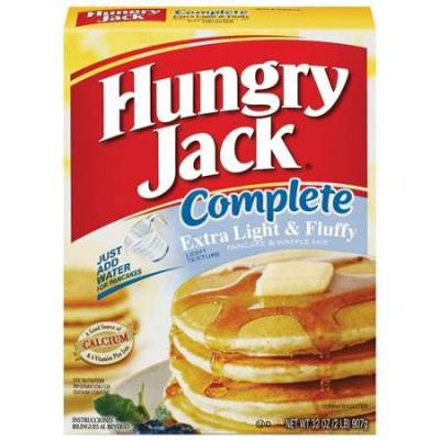 Hungry Jack Pancake & Waffle Mix - Extra Light & Fluffy Complete 32 oz