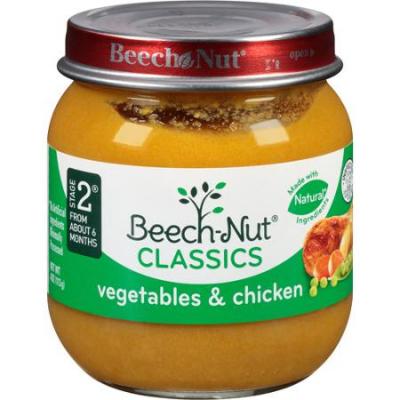 Beech-Nut Stage 2 Vegetables & Chicken Baby Food, 4 oz