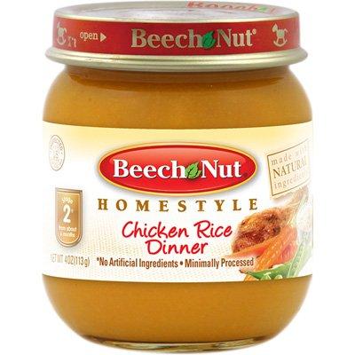 Beech-Nut Stage 2 Homestyle Baby Food Chicken & Rice Dinner 4 Oz