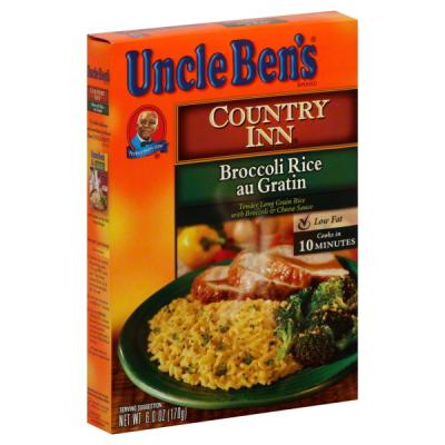 Uncle Ben's Country Inn Au Gratin Broccoli Rice, 6 oz