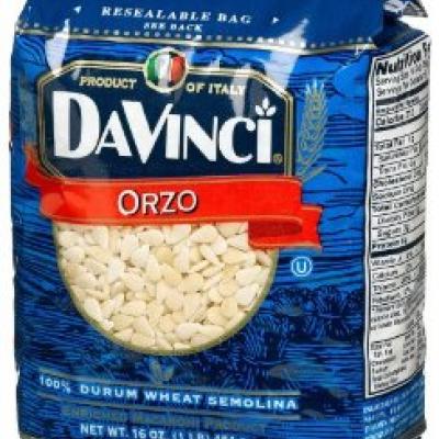 DaVinci Orzo 100% Durum Wheat Semolina, 16 oz