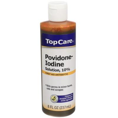 Top Care Povidone-Iodine, 8 oz